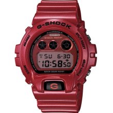 Red casio g-shock classic 6900 watch dw6900mf-4