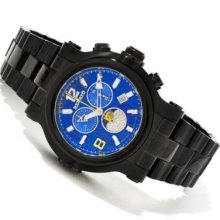 Renato Men's T-Rex Limited Edition Swiss Quartz Chronograph Moon Phase Bracelet Watch