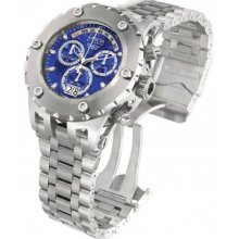 Reserve Chronograph Stainless Steel Case And Bracelet Blue Tone Dial 5