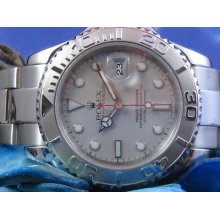 Rolex 40mm Yachtmaster Mens Platinum & Steel Model 16622