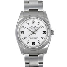 Rolex Air-king Domed 114200 (white Dial, Stick Markers)