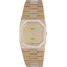 Rolex Cellini Ladies18k Yellow Gold Watch with Diamond Bezel 4650