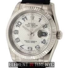 Rolex Datejust 18k White Gold 36mm Silver Dial