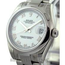 Rolex Datejust 31mm Oyster White Roman Dial