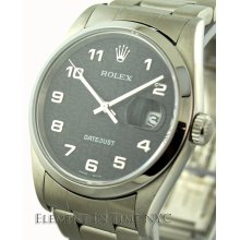 Rolex Datejust 36mm Black Arabic Dial