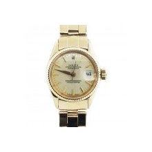 Rolex Datejust 6917 18K Gold Oyster Bracelet Ladies Watch