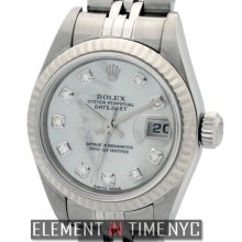 Rolex Datejust Ladies Steel MOP Serti Dial Circa 2000