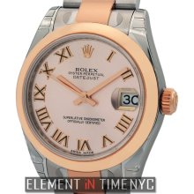 Rolex Datejust Mid-Size Stainless Steel / 18K Pink Gold