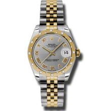 Rolex Datejust Midsize Diamonds 178343 grj Women's Watch