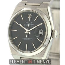 Rolex Datejust OysterQuartz 36mm Black Stick Dial Circa 1980