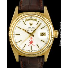 Rolex Day Date President 18038 Oman Omani 18k Vintage Automatic