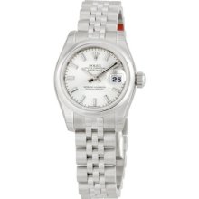 Rolex Lady Datejust Ss Silver Dial Jubilee Bracelet 179160 Ssj