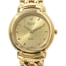 Rolex LN Cellini Cellissima 18K Gold Womenâ€™s Watch