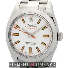 Rolex Milgauss Stainless Steel 40mm White Dial Circa 2009