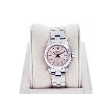 Rolex Oyster Perpetual 76080 Ladies Watch with Silver Dial