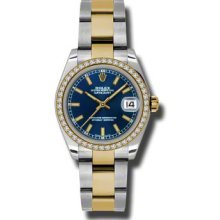 Rolex Oyster Perpetual Datejust 178383 blio Women's Watch