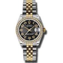 Rolex Oyster Perpetual Datejust 178383 bkcaj Women's Watch