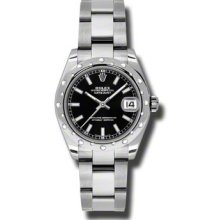 Rolex Oyster Perpetual Datejust 178344 bkio women Watch