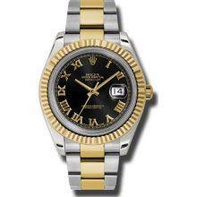 Rolex Oyster Perpetual Datejust II 116333 BKRO Men's Watch