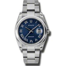 Rolex Oyster Perpetual Datejust 116200 BLJRO MEN'S Watch