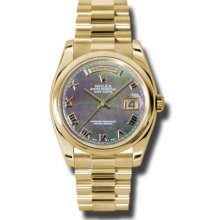 Rolex Oyster Perpetual Day-Date 118208 DKMRP MEN'S WATCH