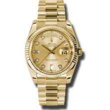 Rolex Oyster Perpetual Day-Date 118238 CHDP MEN'S WATCH