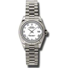 Rolex President White Gold 179179 WRP WOMEN'S WATCH