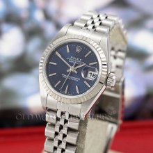 Rolex ss/wg ladys datejust ref 79174