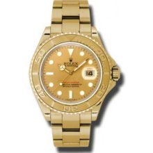 Rolex Watches YachtMaster Mens Gold 16628 ch