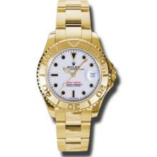 Rolex Watches YachtMaster MidSize Gold 168628 w