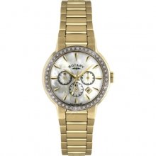 Rotary Lb02848-40 Ladies Stone Watch Rrp Â£219