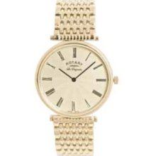 Rotary Les Originales Gents Gold Watch