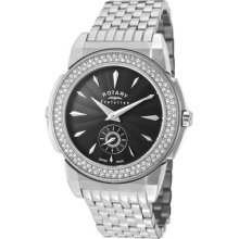 Rotary Women's Evolution Tz2 Reversible White Crystal Stainless Steel