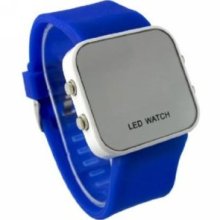 RoyalBlue LED Mirror Digital Sport Watch Unisex for Men and Women