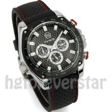 Rubber Outdoor Sport Men Watch--Trendy Accurate Date&Day Automatic Mechanical