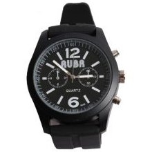 RUBR Mid-size Barcelona Quartz Silicone Strap Watch