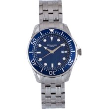 Rudiger Watches Men's Chemnitz Blue Dial Silver-Tone Stainless Steel