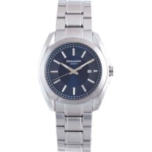 Rudiger Watches Men's Dresden Blue Dial Silver-Tone Stainless Steel Si