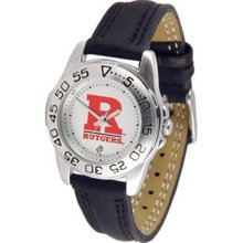 Rutgers Scarlet Knights NCAA Womens Leather Wrist Watch ...