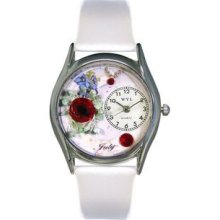 S-0910007 Birthstone Jewelry: July Birthstone Watch Classic Silver