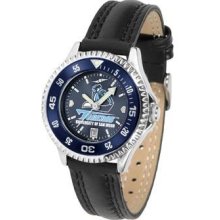 San Diego Toreros Ladies Leather Wristwatch