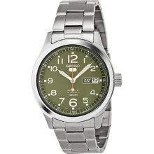 Seiko Automatic Green Dial Stainless Steel Ladies Watch Srp271