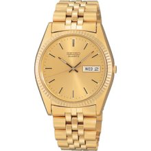 Seiko Gold-Tone Stainless Steel Men's Watch