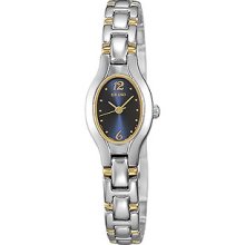 Seiko Ladies Two-Tone Blue Dial Watch