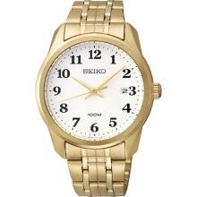 Seiko Men's Gold Tone Watch SGEG16