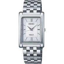 Seiko Sadq011 Dolce & Exceline Solar White Men's Watch