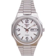 Seiko SNKK55 Stainless Steel Seiko 5 Automatic Silver Tone Dial