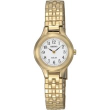 Seiko Solar Gold-tone Expansion Women's watch #SUP102