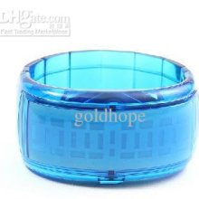 Sell Unisex Jelly Bracelet Digital Watch Blue In