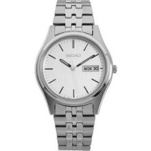 Sgga51 Seiko Stainless Steel Lumibrite Silver-tone Dial Men`s Watch